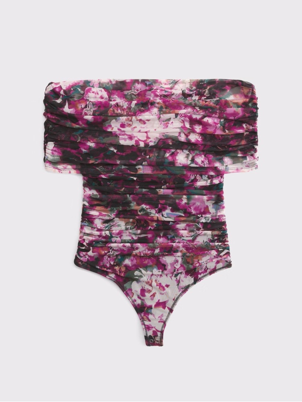 Abercrombie & Fitch Mesh Foldover Bodysuit NWT